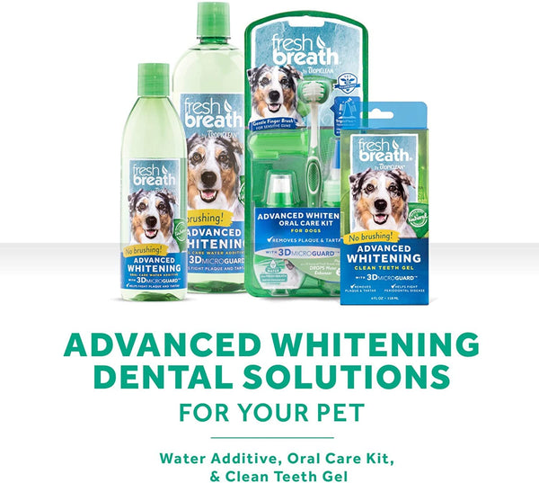 Tropiclean - Fresh Breath Advanced Whitening Water Additive, 16oz - PetStore.ae