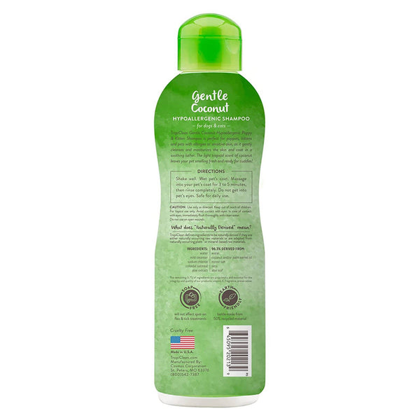 TropiClean - Hypoallergnic Shampoo Gentle Coconut for Pets/Puppy - PetStore.ae