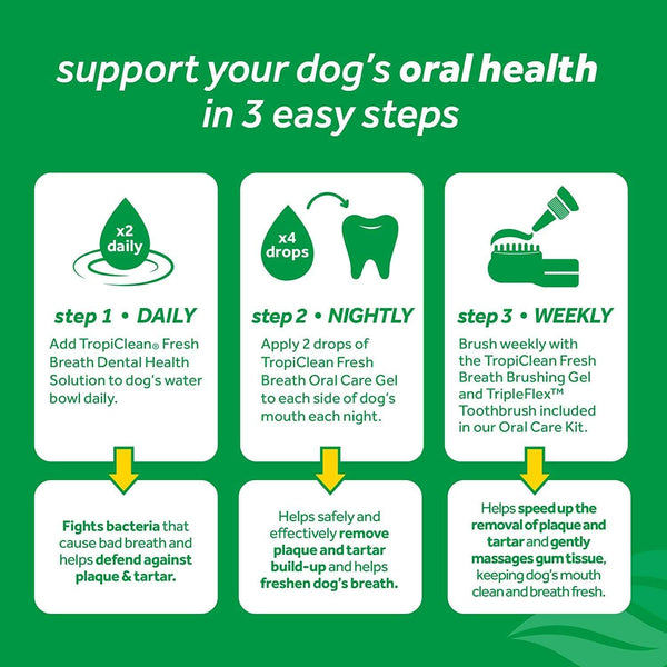 TropiClean - Oral Care Gel For Dogs With Peanut Butter - PetStore.ae