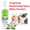 TropiClean - Baby Powder Deodorising Pet Spray for Dogs & Cats 236 ml - PetStore.ae