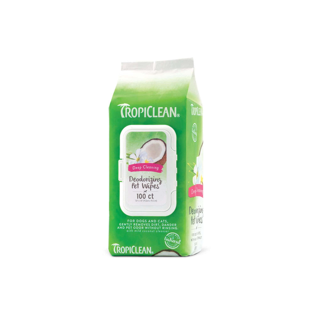 Tropiclean - Deep Cleaning Wipes 100wipes