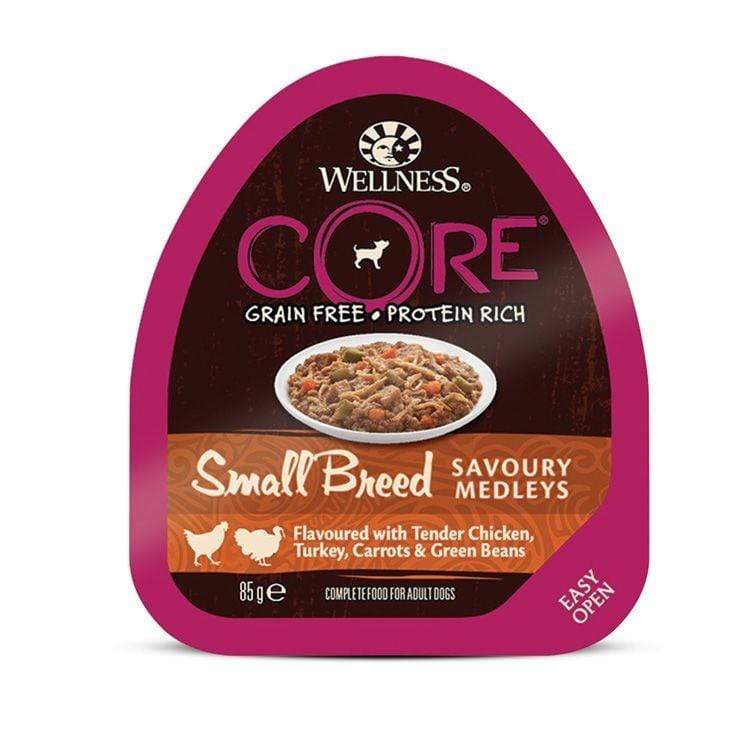 Wellness CORE Savory Medleys Small Breeds Chicken & Turkey with Carrots & Green Beans