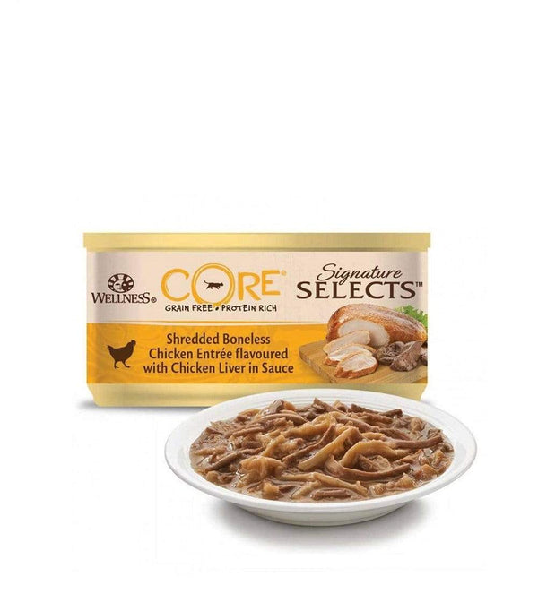 Wellness - Core Signature Selects Shred Chicken /Chicken Liver Sauce - PetStore.ae