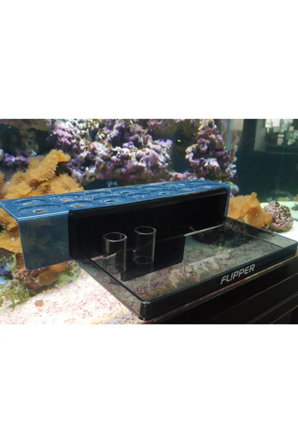 Flipper -  Magnetic Frag Station - Frag Rack with Removeable Shelf - Holds 14 Frags