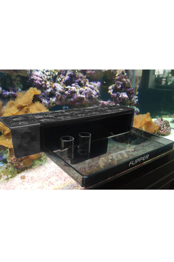 Flipper -  Magnetic Frag Station - Frag Rack with Removeable Shelf - Holds 14 Frags