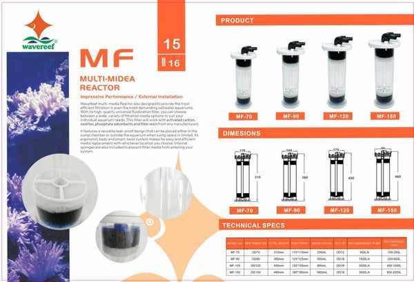 WaveReef MF Series Multi-Media Reactor