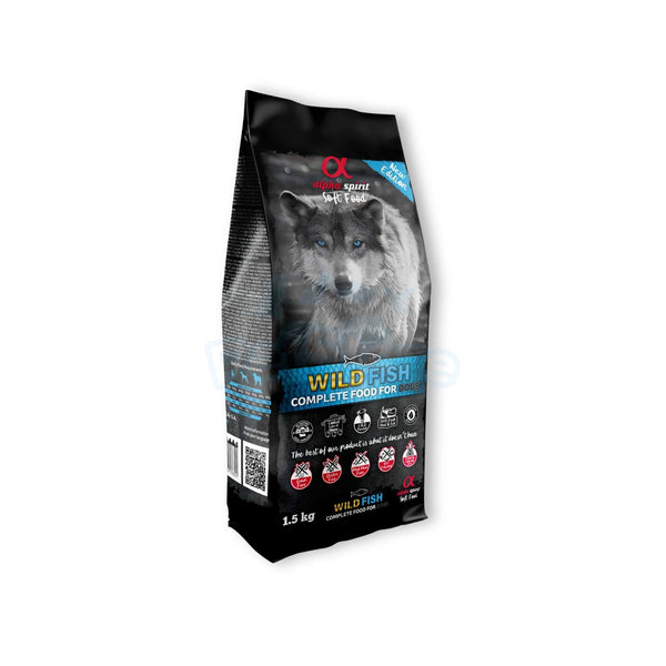 Alpha Spirit Non-prescription Dog Food / Semi Wet Food for Dogs Alpha Spirit Semi-Moist Dog Food – Wild Fish (1.5kg & 9kg Packs)