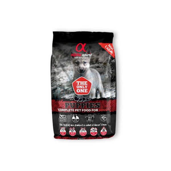 Alpha Spirit Non-prescription Dog Food The Only One Puppy Food 3 kg Alpha Spirit – THE ONLY ONE "Puppies" Complete Dog Food (3kg / 12kg)