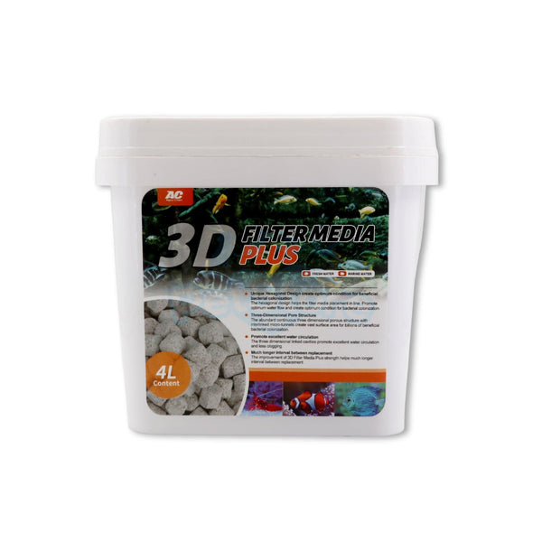 Aqua Clean Aquarium Accessories / Aquarium Biomedia 3D Filter Media Plus 4L Aqua Clean AC 3D Filter Media Plus