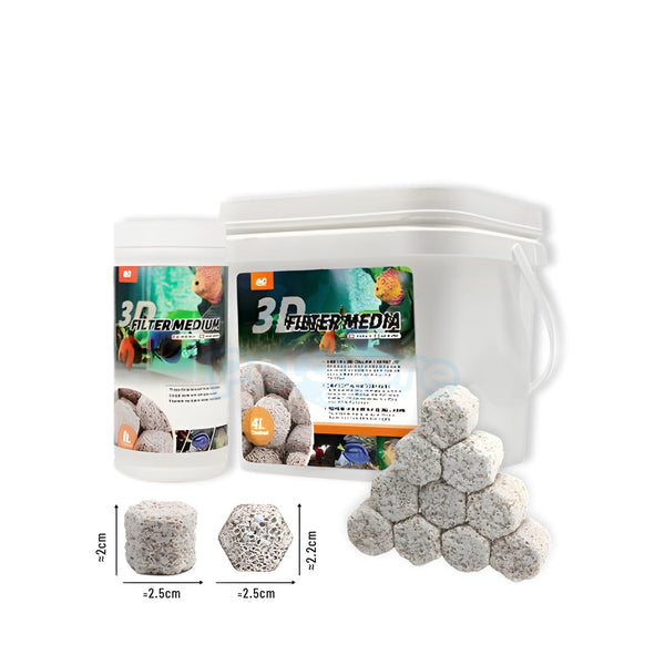 Aqua Clean Aquarium Accessories / Aquarium Biomedia Aqua Clean AC 3D Filter Media Plus