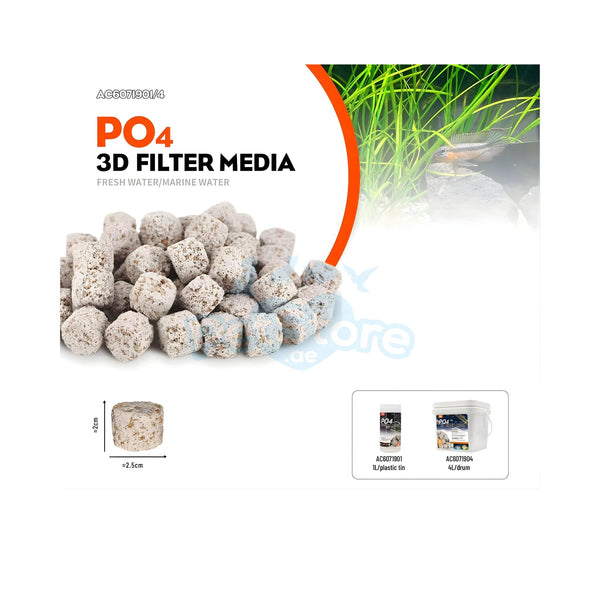 Aqua Clean Aquarium Accessories / Aquarium Biomedia Aqua Clean AC PO4 – 3D Filter Media  For Marine, Freshwater, and Pond Aquariums