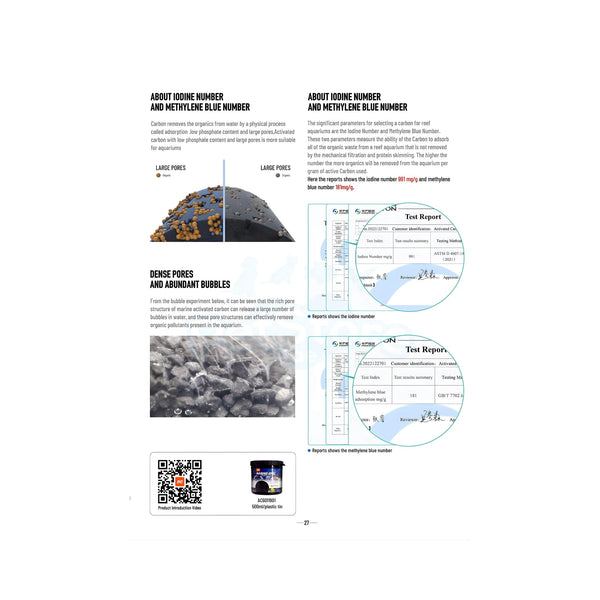 Aqua Clean Aquarium Accessories / Aquarium Biomedia Aqua Clean Marine-Spec Activated Carbon 500ml – Ultra-Low Phosphate Carbon for Reef Aquariums