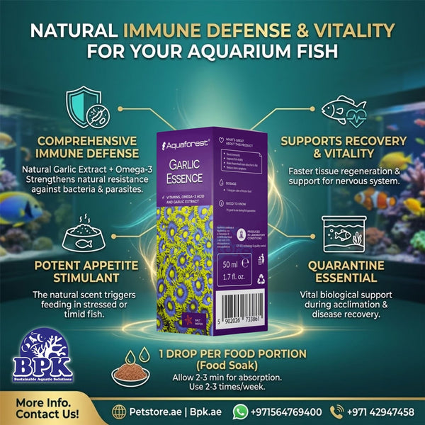 Aquaforest Additives & Supplements Aquaforest Garlic Essence – Natural Immune & Vitality Supplement