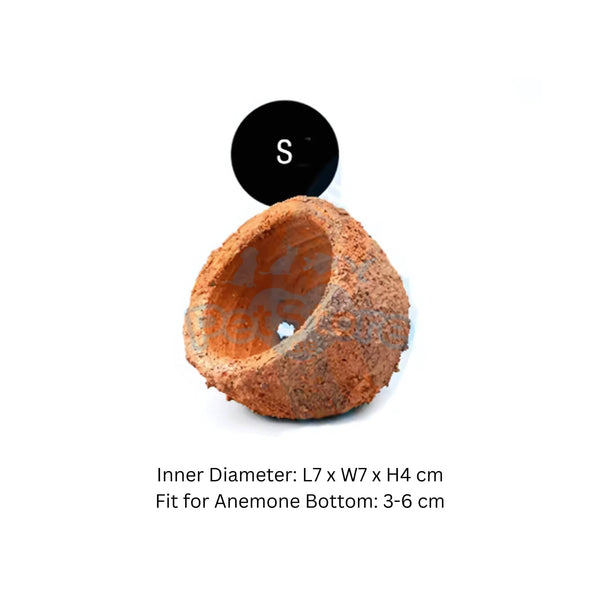 Aquarium System Solution Aquarium Accessories / Anemone Nest Small – Inner Diameter: L7 x W7 x H4 cm | Fits anemone base: 3–6 cm Aquarium System Solution (ASS) Anemone Nest Holder