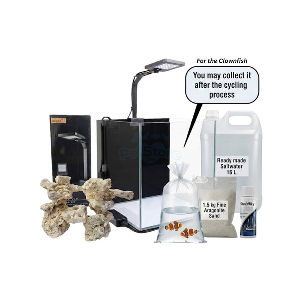 Aquarium System Solution Aquatics / Aquarium Tanks 3. The Living Reef Startup (Complete) Aquarium System Solution Nano Aquarium MFT-250 – The Crystal Clear Cube