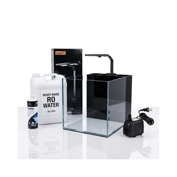 Aquarium System Solution Aquatics / Aquarium Tanks Option 6: The Nature Oasis (Freshwater Edition) Aquarium System Solution - Nano Aquarium MFT-300 – The Ultimate All-In-One Luxury Pico Reef