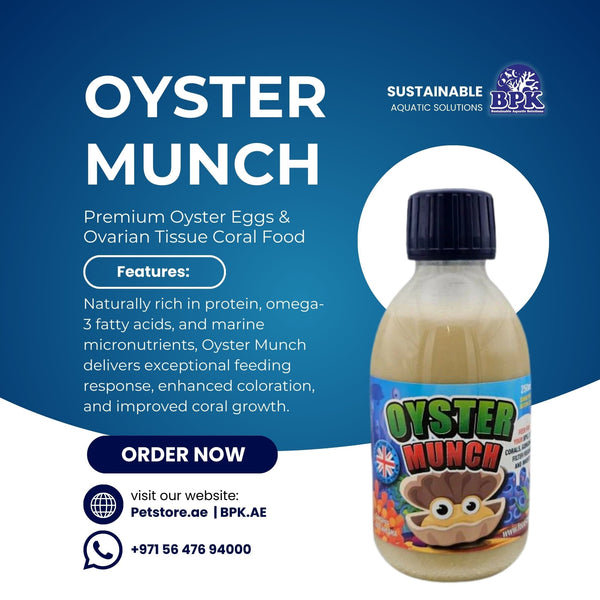 BCUK Aquatics Ltd Fish and Coral Food BCUK Aquatics - Oyster Munch – Premium Oyster Eggs & Ovarian Tissue Coral Food (1–200 Microns)