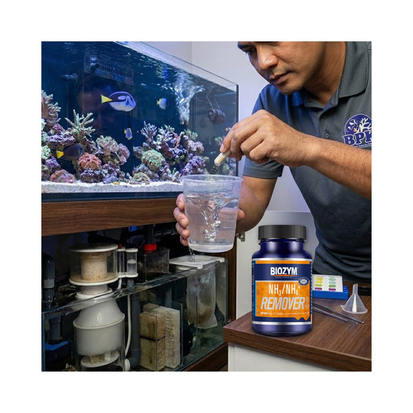 Biozym Additives & Supplements / Aquarium Water Treatments Biozym NH3/NH4+ Remover – Professional Ammonia Control Capsules (50 Tablets)