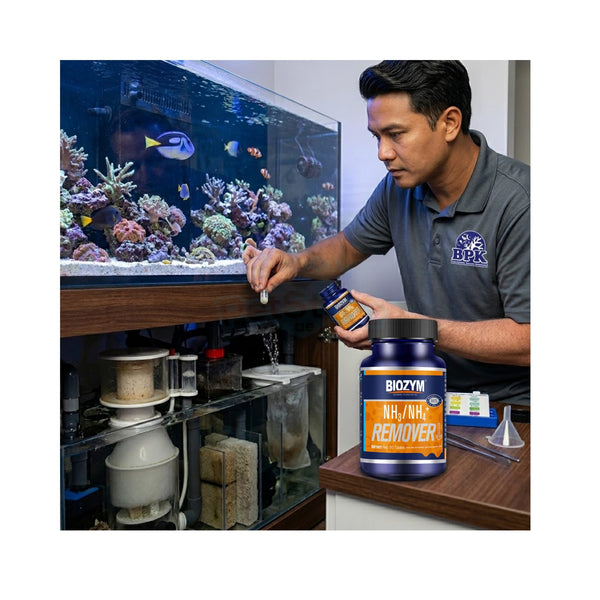 Biozym Additives & Supplements / Aquarium Water Treatments Biozym NH3/NH4+ Remover – Professional Ammonia Control Capsules (50 Tablets)