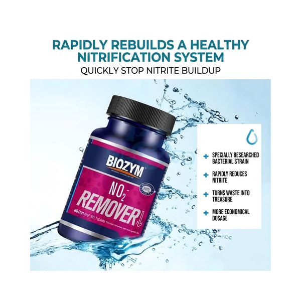Biozym Additives & Supplements / Aquarium Water Treatments Biozym NO_2- Nitrite Remover – The Professional 
