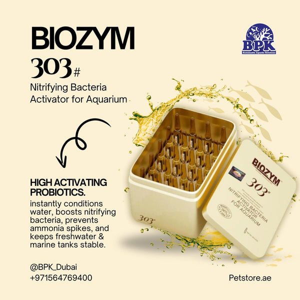 Biozym Additives & Supplements / Nitrifying Bacteria Biozym 303 High Activating Probiotics – Rapid Water Conditioning & Nitrification Booster