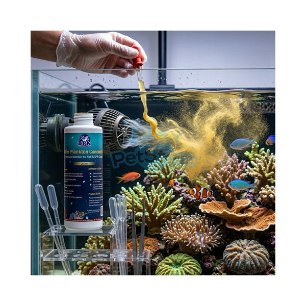 BPK Fish, Marine Inverts and Coral Food BPK Rotifer Plankton Concentrate – Premium Nutrition for Fish & SPS Corals (250ml)