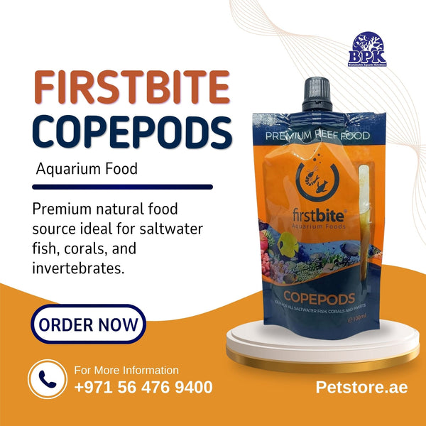 FirstBite Fish and Coral Food FirstBite Aquarium Foods COPEPODS – Premium Live Food for Marine Fish, Corals & Invertebrates