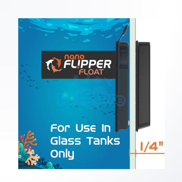 Flipper Aquarium Supplies / Glass Cleaning Material Flipper -  FLOAT 2 in 1 Magnetic Aquarium Algae Cleaner