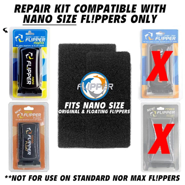 Flipper Aquarium Supplies / Glass Cleaning Material Flipper -  Nano Replacement Pad (Nano Repair Kit)