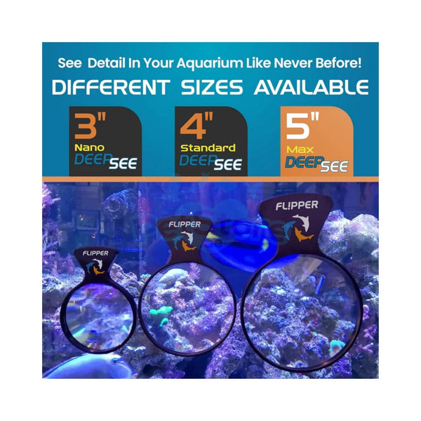 Flipper Aquatics Flipper - DeepSee Viewer – Magnetic Aquarium Magnifier