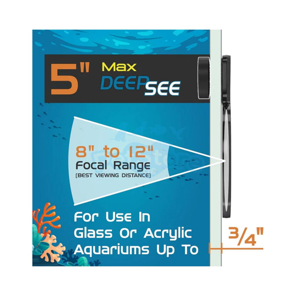 Flipper Aquatics Flipper - DeepSee Viewer – Magnetic Aquarium Magnifier