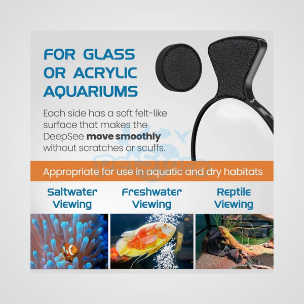 Flipper Aquatics Flipper - DeepSee Viewer – Magnetic Aquarium Magnifier