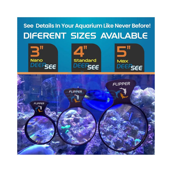 Flipper Aquatics Flipper - DeepSee Viewer – Magnetic Aquarium Magnifier