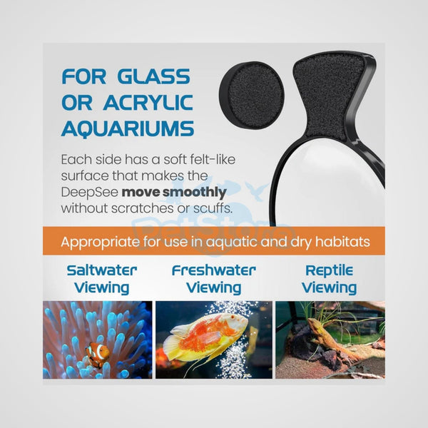 Flipper Aquatics Flipper - DeepSee Viewer – Magnetic Aquarium Magnifier