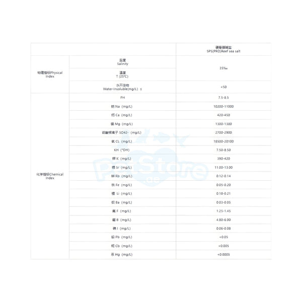 Haike Tongyong Additives & Supplements / Aquarium Salt Haike Massive Star SPS (PRO) Reef Sea Salt – 20KG Professional Grade