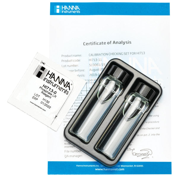 Hanna Aquarium Accessories / Aquarium Test Kits Hanna - Phosphate Low Range Certified Kit - HI713-11