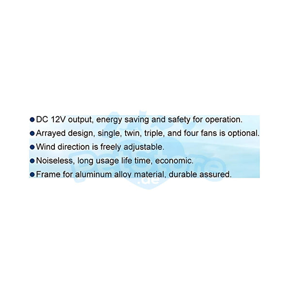 Ista Aquarium Equipment / Temperature Controller / Cooling System Ista Energy Saving Cooling Fans (1–6 Fans)