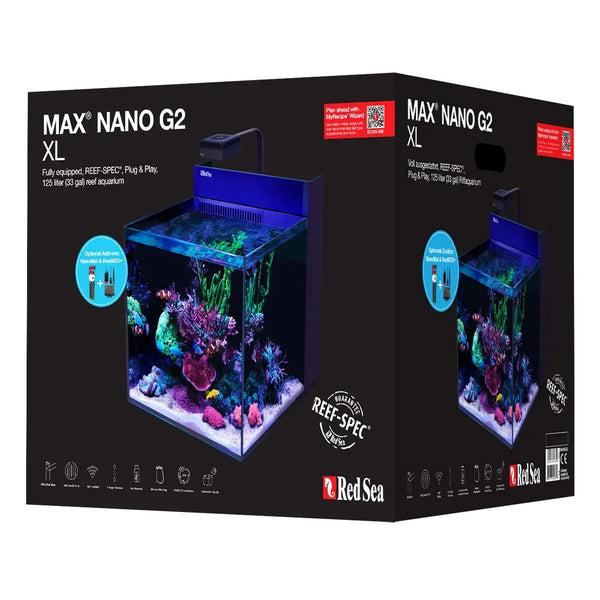 Red Sea Aquatics / Aquarium Tanks Red Sea MAX NANO XL G2 | Professional All-In-One Reef System (125L)
