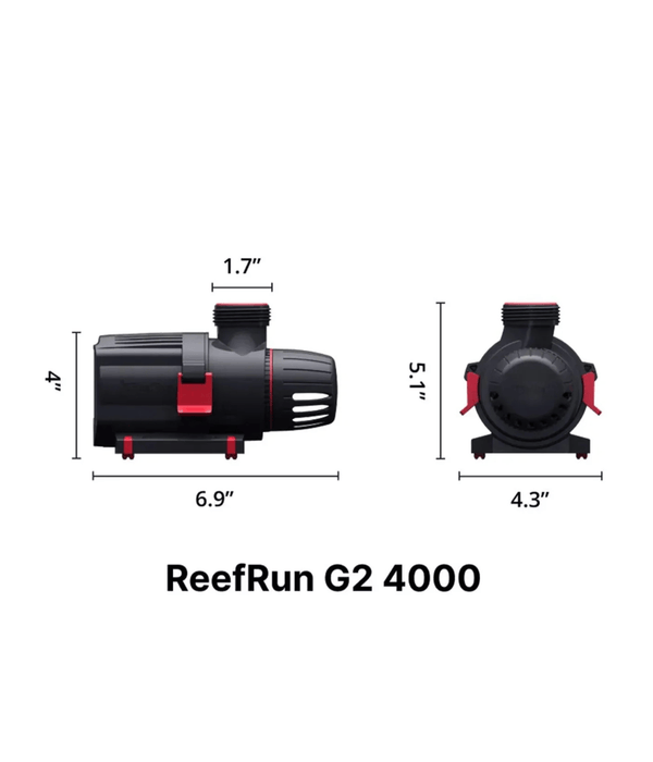 Red Sea Pet Supplies/Fish & Aquatic Pets/Aquarium Pumps & Filters/Water Pumps Controller Red Sea ReefRun G2 DC Pump | Silent Smart Return Pump