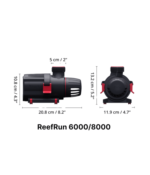 Red Sea Pet Supplies/Fish & Aquatic Pets/Aquarium Pumps & Filters/Water Pumps Controller Red Sea ReefRun G2 DC Pump | Silent Smart Return Pump