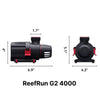 Red Sea Pet Supplies/Fish & Aquatic Pets/Aquarium Pumps & Filters/Water Pumps Controller Red Sea ReefRun G2 DC Pump | Silent Smart Return Pump