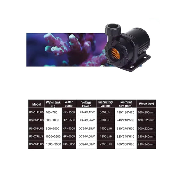 Red Starfish Aquarium Protein Skimmers Red Starfish RS-C PLUS Protein Skimmer Series – Advanced Filtration for Saltwater Aquariums