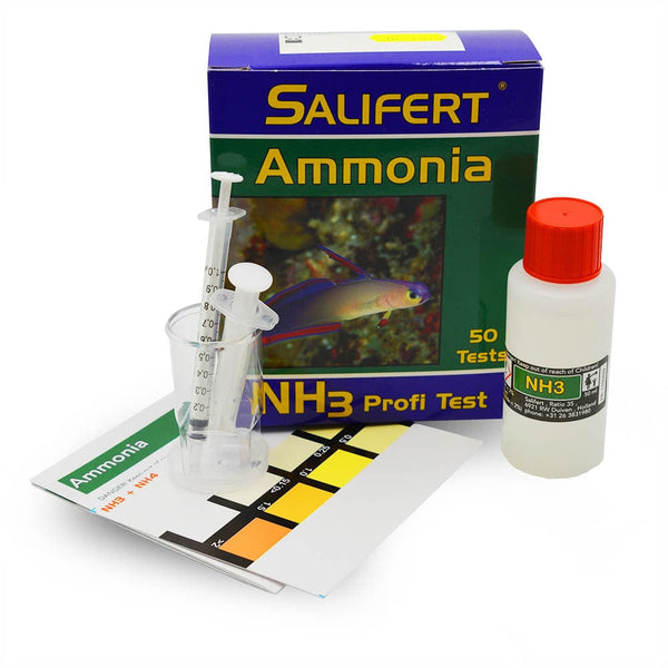 Salifert Aquatics Salifert Ammonia Test Kit | Accurate 0.5 ppm Detection (50 Tests)