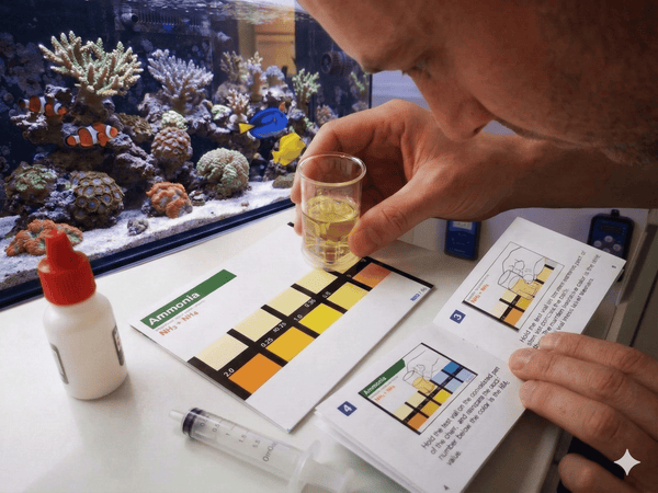 Salifert Aquatics Salifert Ammonia Test Kit | Accurate 0.5 ppm Detection (50 Tests)