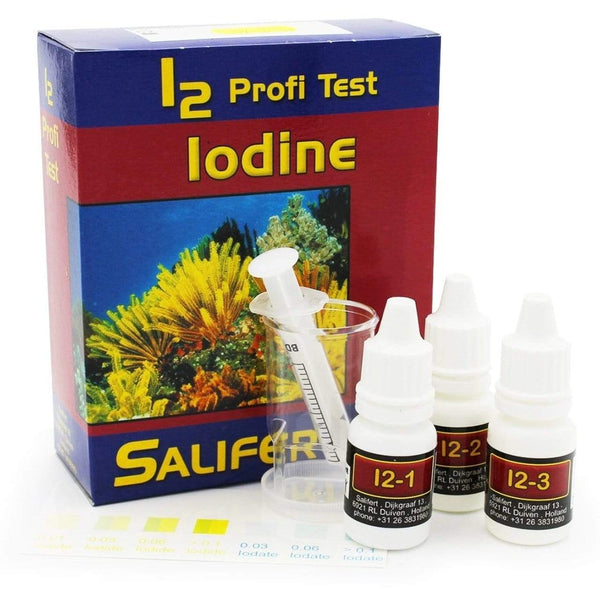 Salifert Aquatics Salifert Iodine Profi Test Kit | Total Iodine Species Detection (40 Tests)