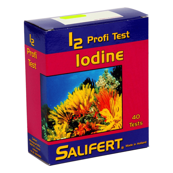 Salifert Aquatics Salifert Iodine Profi Test Kit | Total Iodine Species Detection (40 Tests)