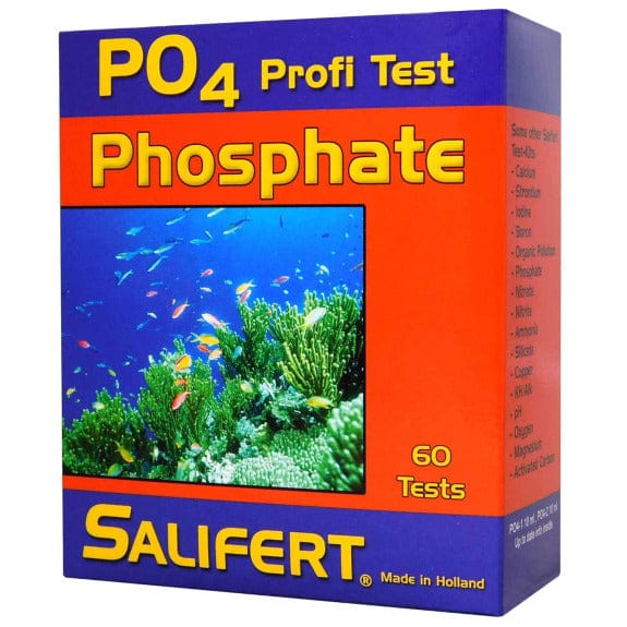 Salifert Aquatics Salifert Phosphate Test Kit | Reliable 0.015 mg/L Detection (60 Tests)