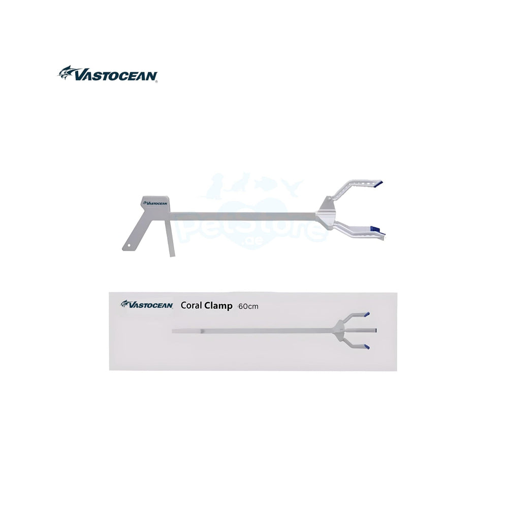 VASTOCEAN 3-Claw Heavy-Duty Coral Clamp – High-Grip Aquarium Grabber/Tong (60cm, 80cm & 100cm)