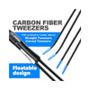 VASTOCEAN Aquarium Accessories / Coral Gripper VASTOCEAN Professional Carbon Fiber Tweezers 495mm – Anti-Corrosion & Ultra-Lightweight