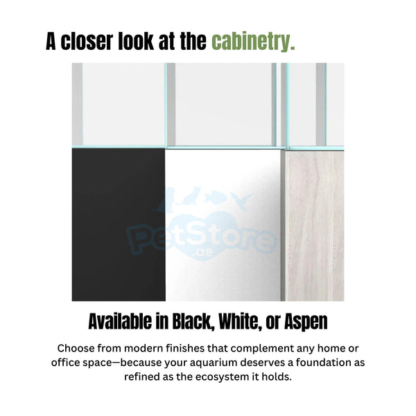 Waterbox Aquatics / Aquarium Tanks System with White Cabinet Waterbox CLEAR MINI 30 – High-End Rimless Ultra-Clear Aquarium